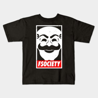 Fsociety Vintage Kids T-Shirt